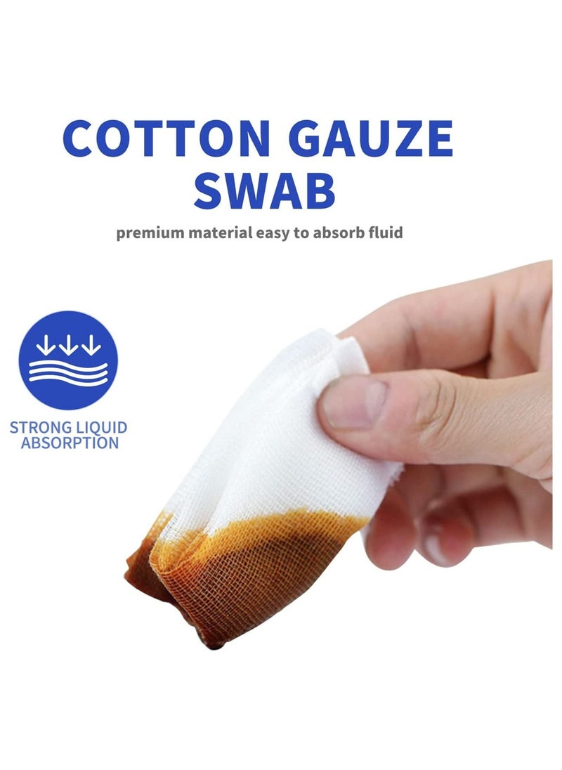 Generic - 30pcs 7.5x7.5 Disposable Gauze Swabs Bleeding Stop Gauze Absorbent Cotton Gauzes - Image 1