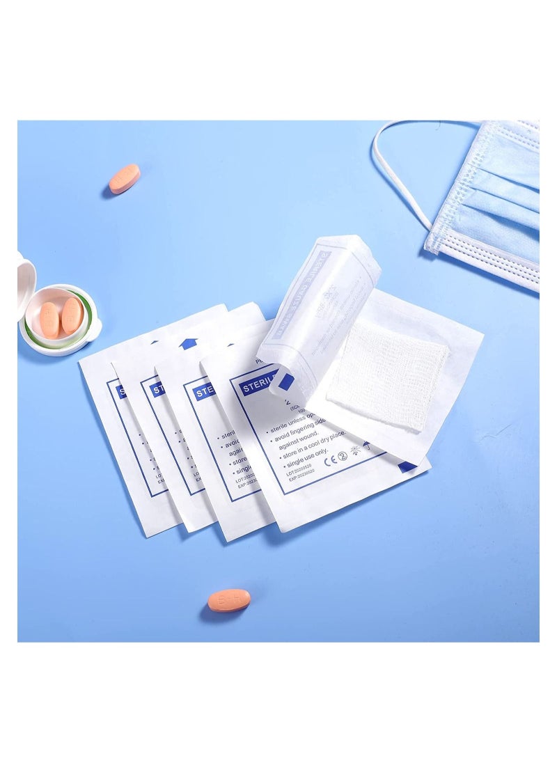 Generic - 30pcs 7.5x7.5 Disposable Gauze Swabs Bleeding Stop Gauze Absorbent Cotton Gauzes - Image 1