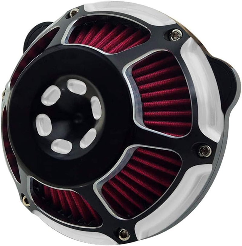 QASULER Motorcycle Air Cleaner Intake Filter - Image 2