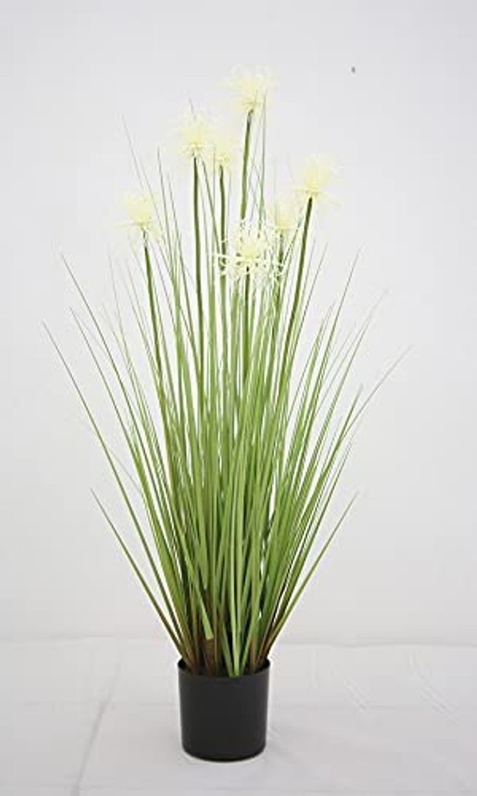 FOX FERN ARTIFICIAL GRASS PLANT FOR HOMEOFFICE DECOR FAUX PLANT TO ELEVATE ANY INDOOROUTDOOR SPACESEA URCHIN WHITE48