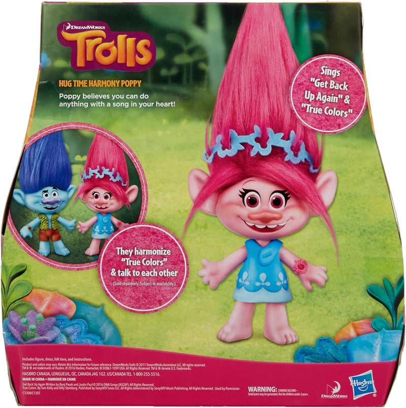 Trolls DREAMWORKS TROLLS Poppy Hug Time Harmony Figure - Image 3