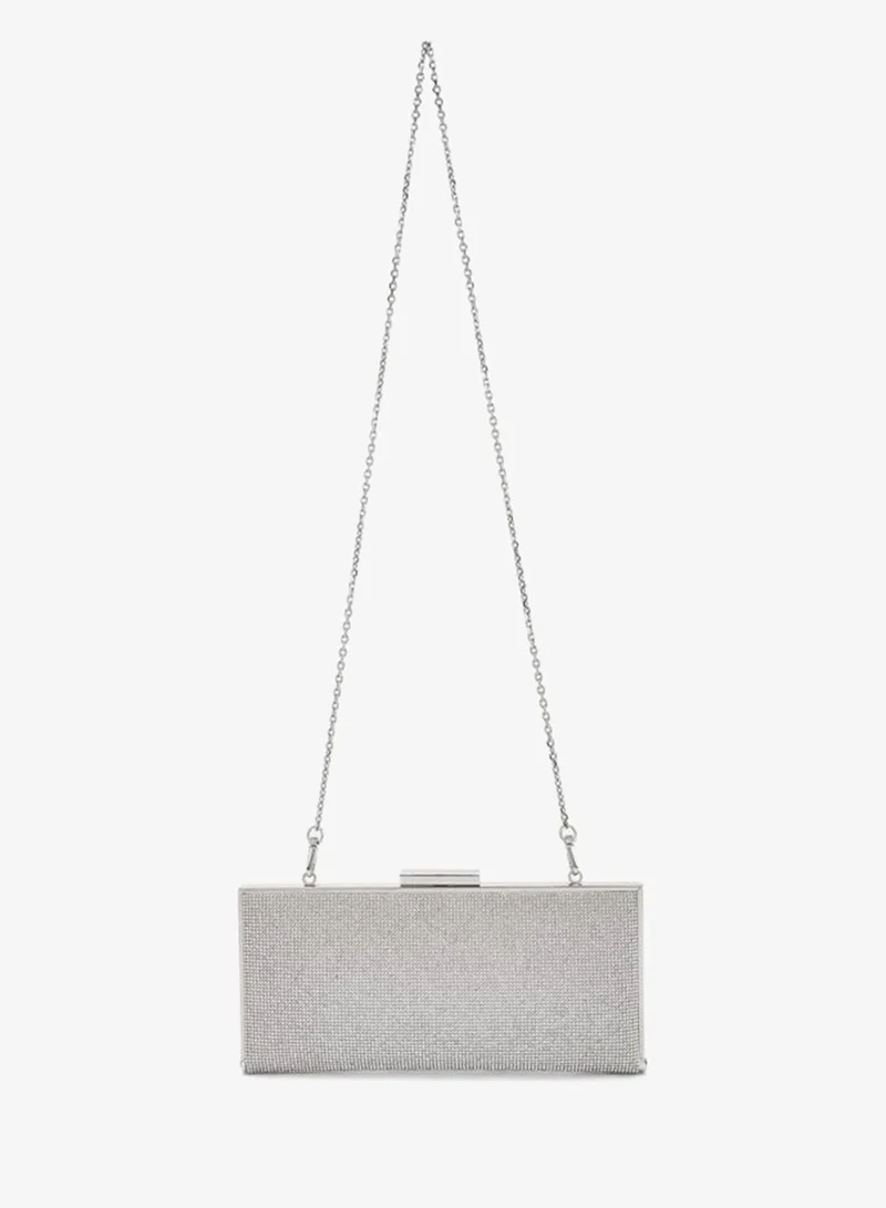 Celeste Embellished Clutch With Chain Strap Ramadan Collections