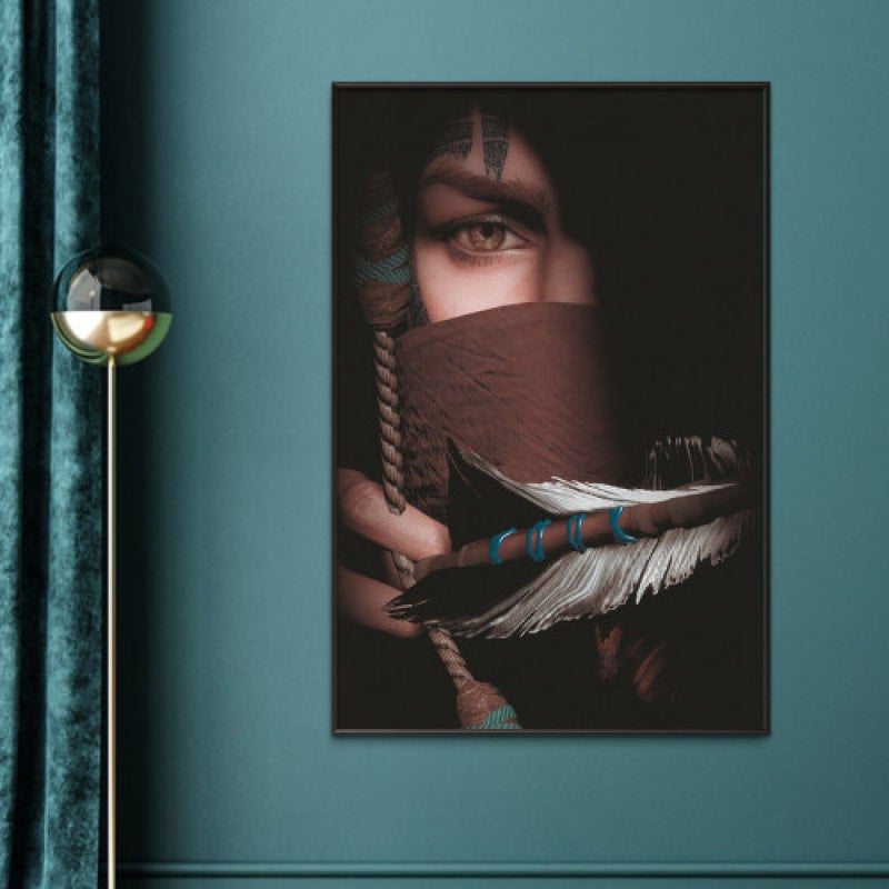 ماركتنا لوحة قماشية بتصميم مودرن مع برواز مجوف مقاس (60×90) قطعة واحدة - Image 1