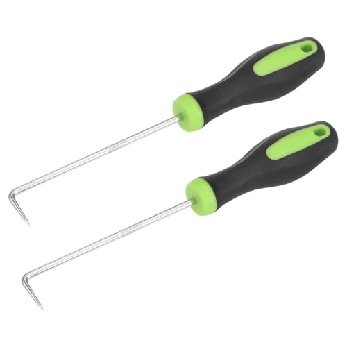 uxcell 90 Degree Pick Hook 669 Puller Remover Removal Tool for Oil SealOrings Gasket Hose 2Pcs - Image 1