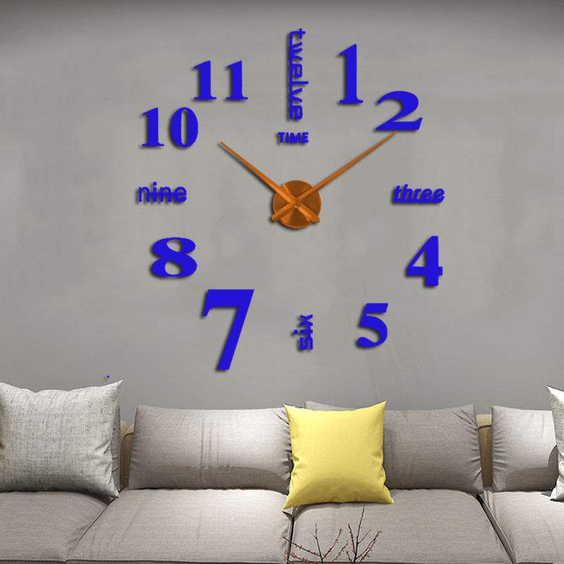 Creative Wall Clock Modern Art Large Living Room Clock Home Diy Personality Fashion Digital Clock Wall Watch Specialty - Image 1