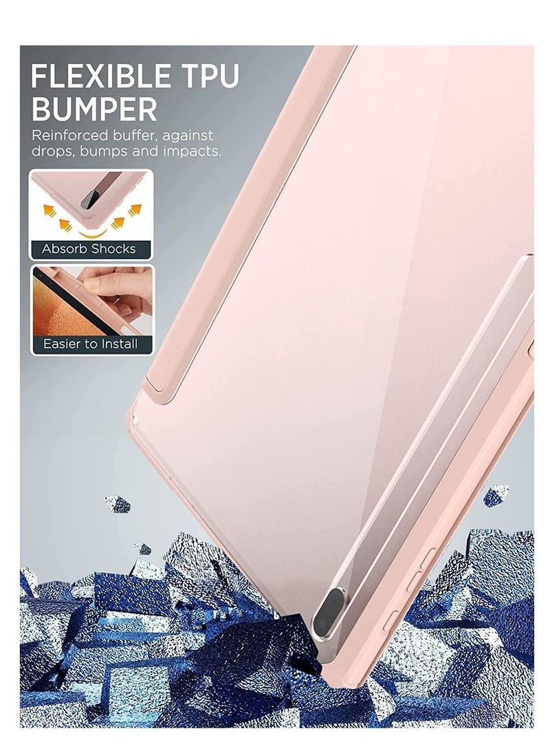 Case Fits for Samsung Galaxy Tab S8 S7 FE 12.4 Inch 2021 (SM-T730/T736B) / Plus 12.4-Inch