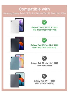 Y&D Case Fits for Samsung Galaxy Tab S8 S7 FE 12.4 Inch 2021 (SM-T730/T736B) / Plus 12.4-Inch  - Image 2