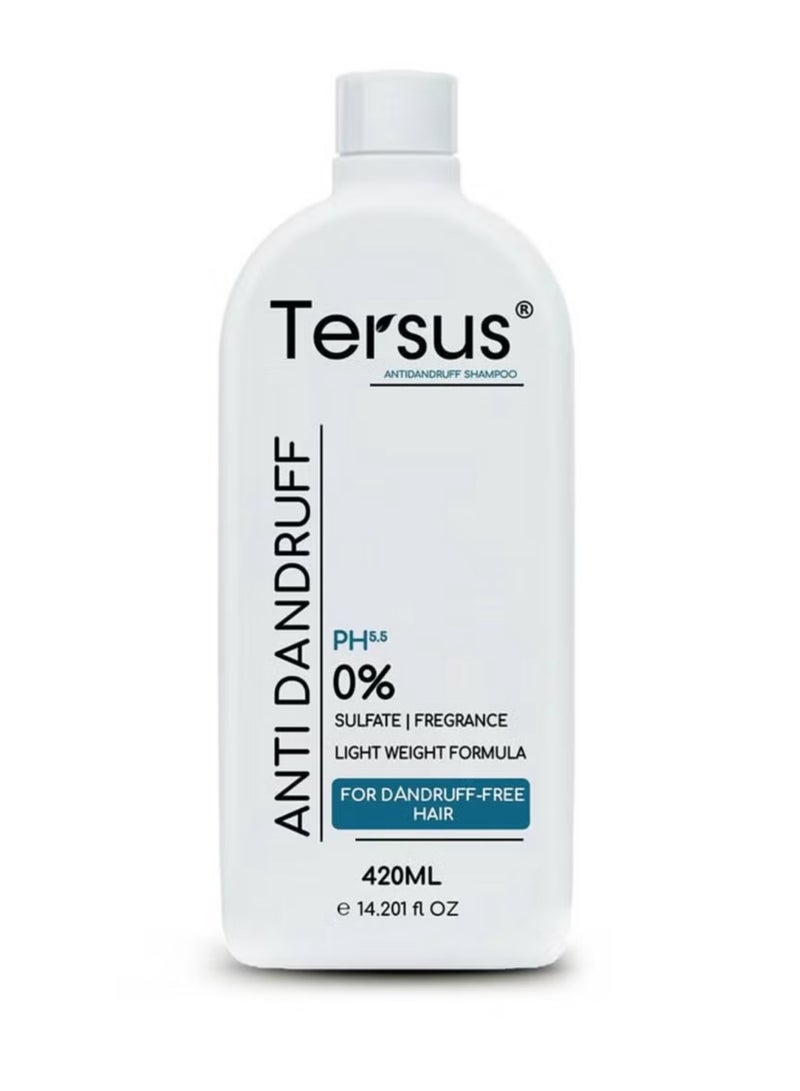 Anti-Dandruff Shampoo – Sulfate Free – Contains Piroctone Olamine, Zinc Pyrithione, and Menthol Crystals 420ml