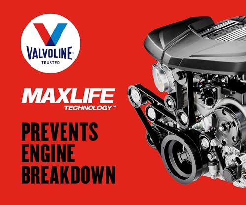 Valvoline High Mileage with MaxLife Technology 10W-30 Synthetic Blend Motor Oil 5 Quart - Image 3