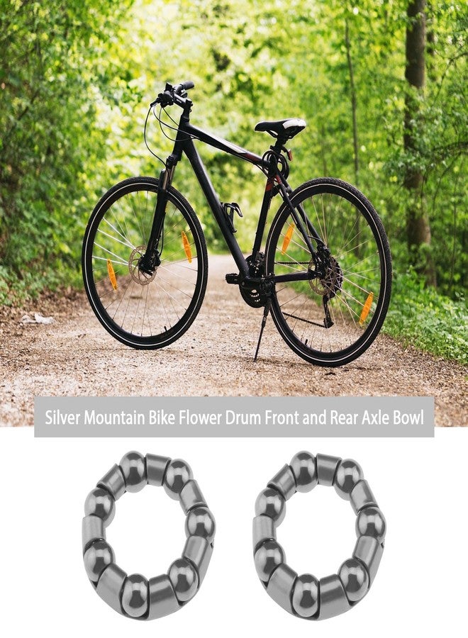 SING F LTD أكواب المحور الأمامي SING F LTD 2PCS لعمود المحور الأمامي 5/16 و 2PCS أكواب المحور الخلفي لعمود المحور الخلفي 3/8 لملحقات دراجة الجبل مع 2 محامل للمحور الأمامي و 2 للمحور الخلفي - Image 2