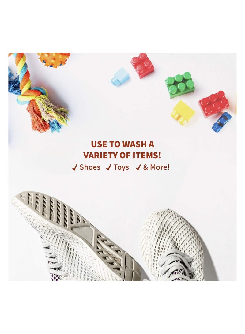 حقيبة غسيل شبكية للملابس الرقيقة، أكياس غسيل للملابس الداخلية والملابس الداخلية، حقيبة تنظيم المكياج، مقاس وسط، 40*50 سم - Image 3