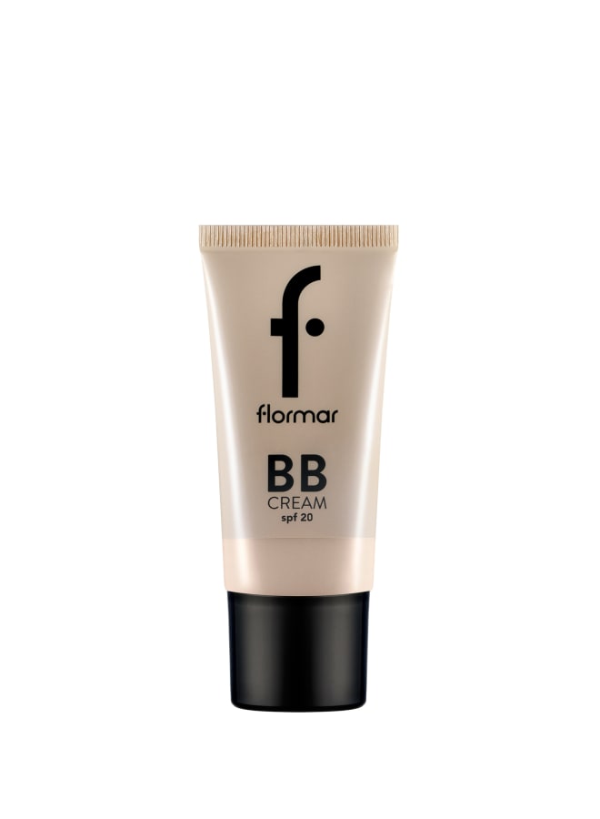 flormar BB Cream – BB01 Fair – Lightweight BB Formula, Buildable Coverage, Soft Natural Finish 001-FAIR - Image 1