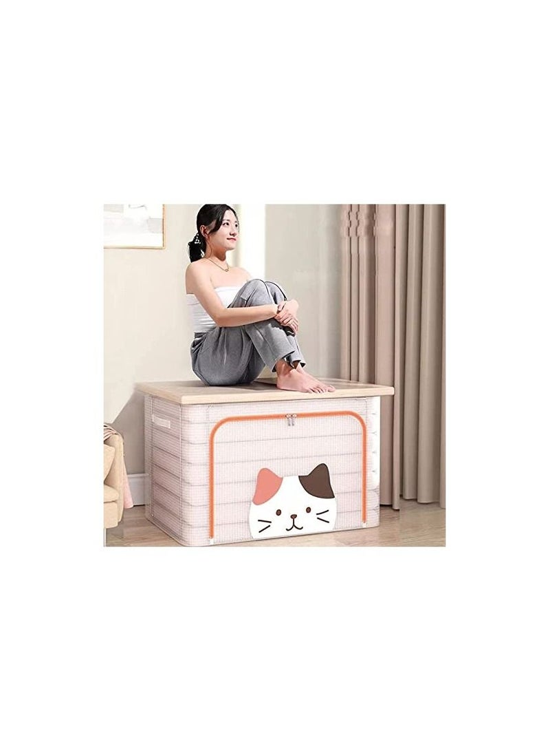 Spaceshoop Storage Box Metal List Storage Box Folding Internal Metal Chassis 100L Assorted Shapes - Image 4