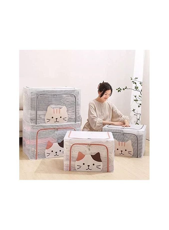 Spaceshoop Storage Box Metal List Storage Box Folding Internal Metal Chassis 100L Assorted Shapes - Image 5