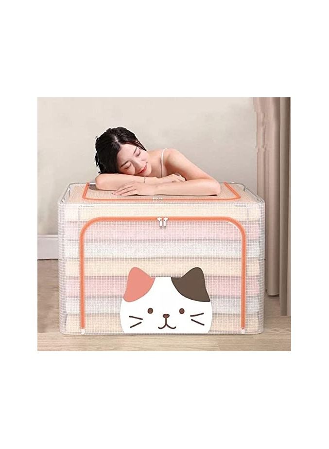 Spaceshoop Storage Box Metal List Storage Box Folding Internal Metal Chassis 100L Assorted Shapes - Image 2