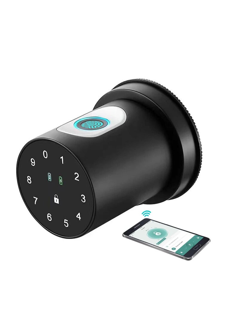 Smart Lock Fingerprint Door Lock Keypad Door Knob Smart Door Knob Door Locks for Bedrooms Locks with Code Thumb Print Door Knobs for Homes Hotels Offices - Image 1