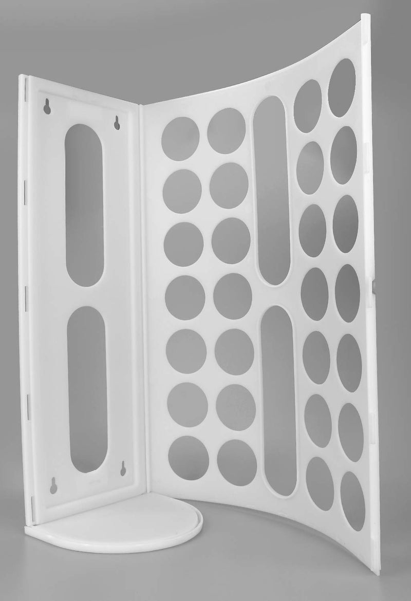 Lunies Plastic Bag Holder for Grocery Bagsï¼ŒLarge Capacity Plastic Bag Dispenser, Multiple Grocery Bag Storage Organizer, Wall Mount Kitchen Trash Bag Holder(White,1 pack) - Image 3
