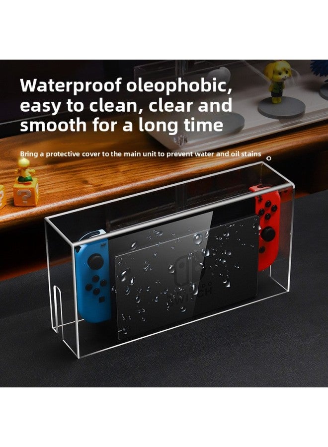 general For Nintendo Switcholed Dust Cover Switch Transparent Acrylic Game Machine Host Base Box Ns-Model:Switch/Oled Universal Jet Fighter 3 Dust Cover - Image 4