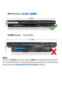 Zexen 40WH M5Y1K HD4J0 Battery Compatible For Dell Inspiron 15 3551 3552 3558 5558 5559 14 3451 3452 3458 17 5755 5756 5758 5759 INS14UD-1328W 1528B Vostro 3458 3558 GXVJ3 VN3N0 991XP M5YIK 453-BBBQ P60G  - Image 4