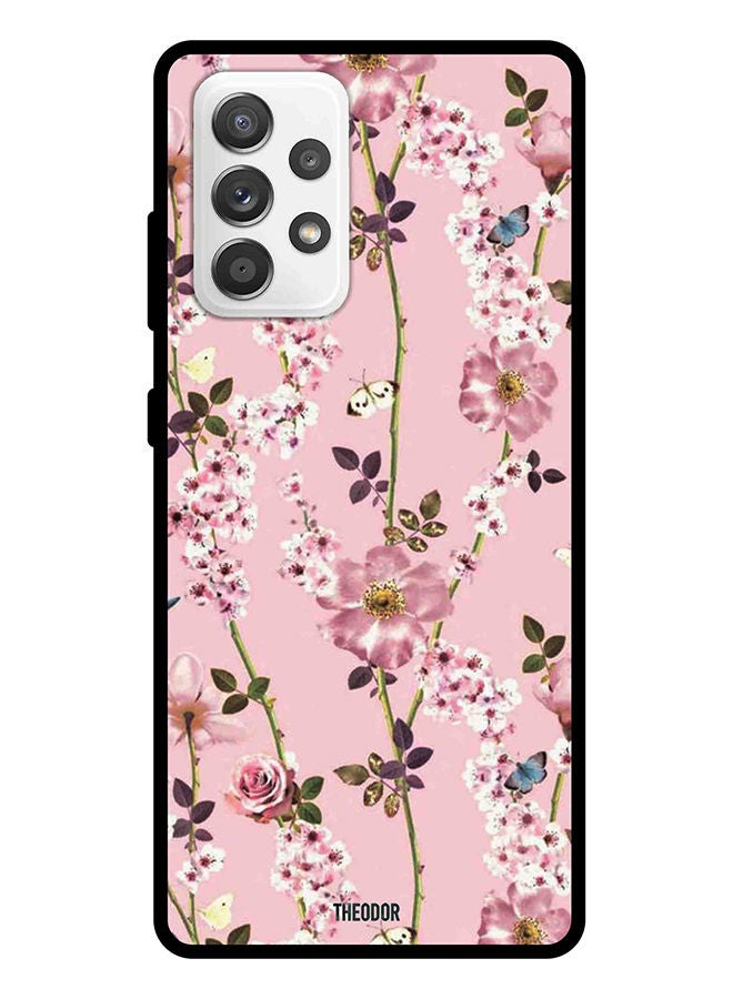 Theodor Protective Case Cover For Samsung Galaxy A52s Small Pink Flowers - Image 1
