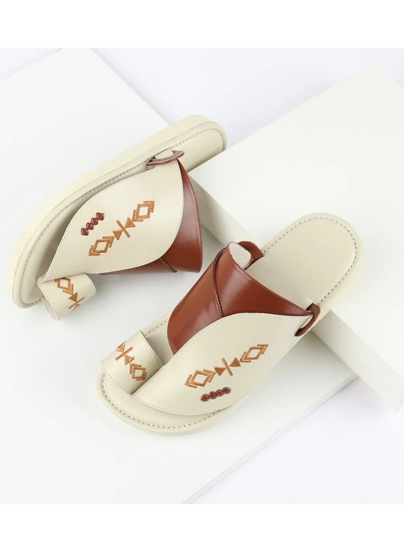 SH_MAN Embroidered oriental slippers - Image 1