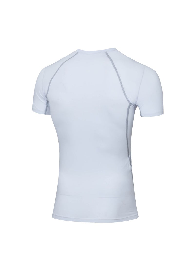 Loquat Men Quick Dry Breathable Elastic T-Shirt White  - Image 2