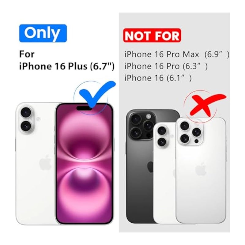 Aookay Magnetic Case for iPhone 16 Plus, for Magsafe - [ Clear & Anti Yellow ] [ Military Grade Drop Protection ] [ Scratch-Resistant ] TPU Slim Magnet Protective Cover Case (iPhone 16 Pl - Image 4