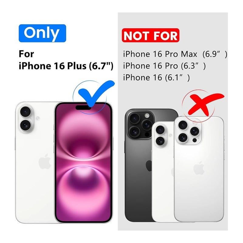 Aookay Magnetic Case for iPhone 16 Plus, for Magsafe - [ Clear & Anti Yellow ] [ Military Grade Drop Protection ] [ Scratch-Resistant ] TPU Slim Magnet Protective Cover Case (iPhone 16 Pl - Image 3