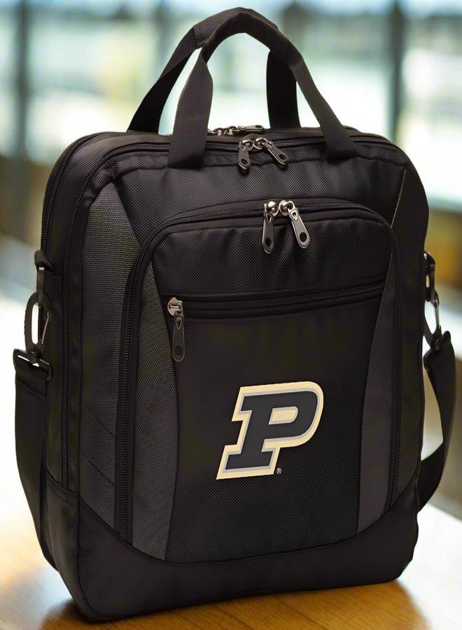 Broad Bay Purdue University Laptop Computer Bag Messenger Briefcase Bag - Image 3