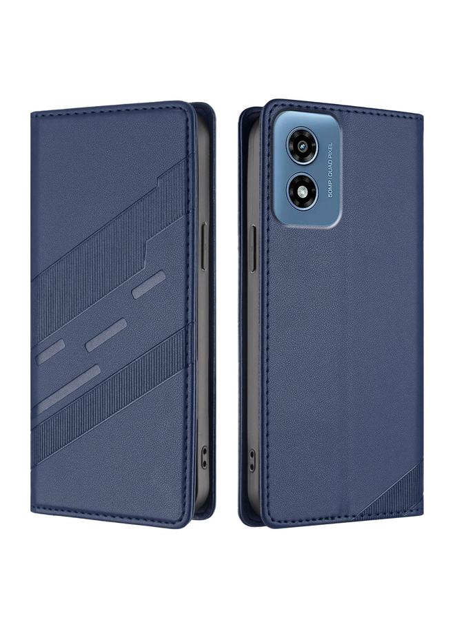 اس-توب جراب لهاتف Motorola Moto G 5G 2024، جراب هاتف جلدي عتيق متعدد الوظائف منقوش - Image 2