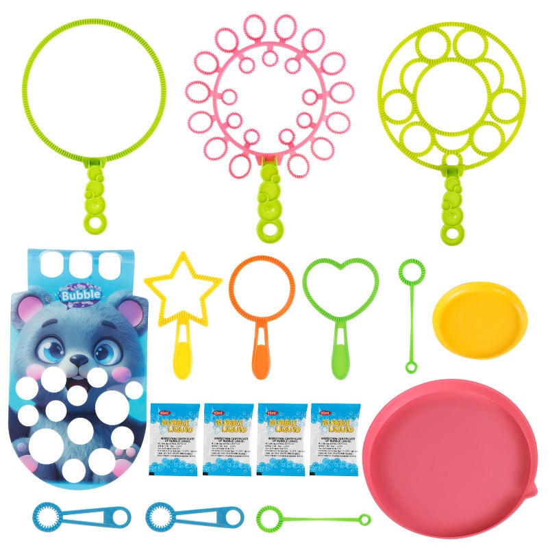 YouCute Bubble Wands kit Party Favors for Kids Bulk Toys Party Supplies Christmas Birthday Wedding Bath Time Gifts for Boys Girls Various - Image 2