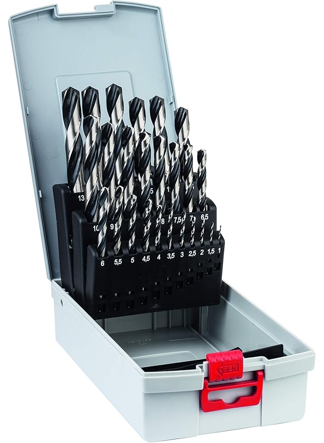 BOSCH Set Forstner Bits Hss Pointteq 25 Pieces Probox