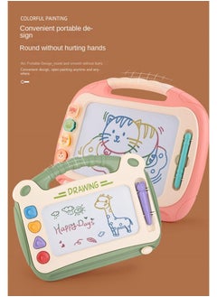 Generic Magnetic writing board Baby drawing board can erase graffiti board RYB1023 pink 30x23.5cm  - Image 2