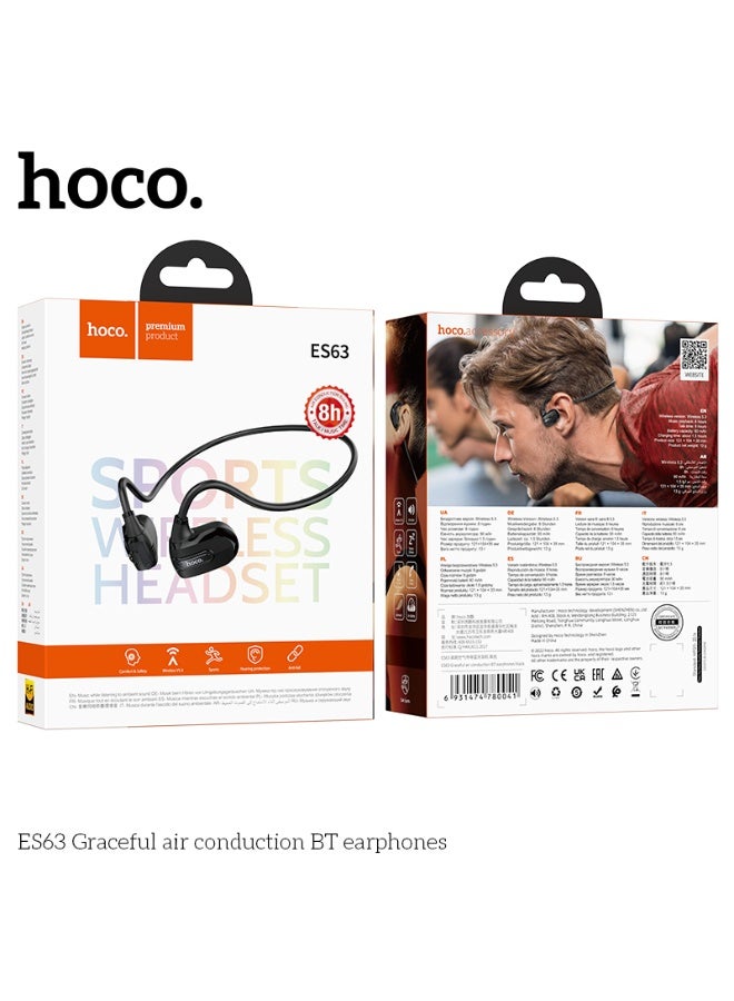 هوكو. سماعات أذن بلوتوث ES63 Graceful بتقنية نقل الصوت عبر الهواء - Image 3