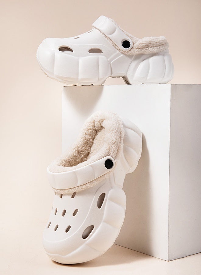 DUNISO House Slippers for Women,Washable Lined Clogs, Fashion Warm Shoes with Thick Sole, Comfortable Home Fuzzy Slippers, Lightweight Non Slip House Shoes For Cozy Indoor Outdoor - Image 5