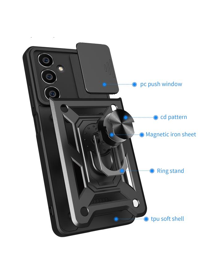 S-TOP Case For Samsung Galaxy M54 5G Sliding Camera Cover Design TPU+PC Phone Case - Image 3