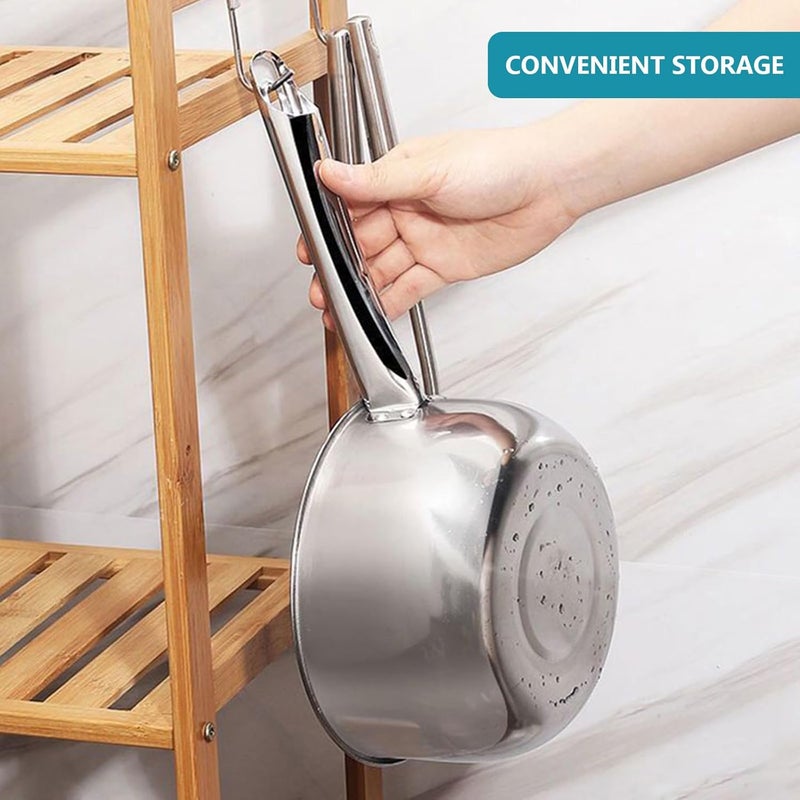 Stainless Steel Soup Ladle 14cm Thick Deepened Metal Water Ladle Kitchen Cooking Utensil for Serving Soup and Stews - Image 5