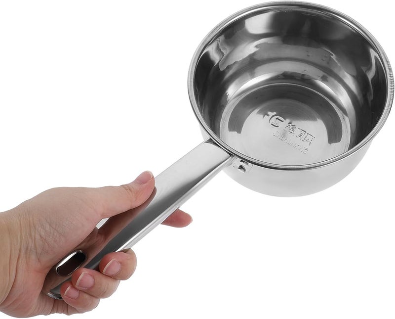 Stainless Steel Soup Ladle 14cm Thick Deepened Metal Water Ladle Kitchen Cooking Utensil for Serving Soup and Stews - Image 4