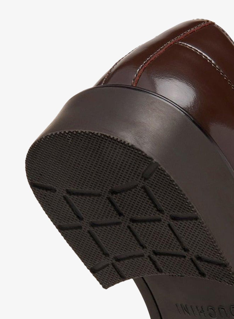 DUCHINI Men's Solid Lace-Up Derby Shoes - Image 5