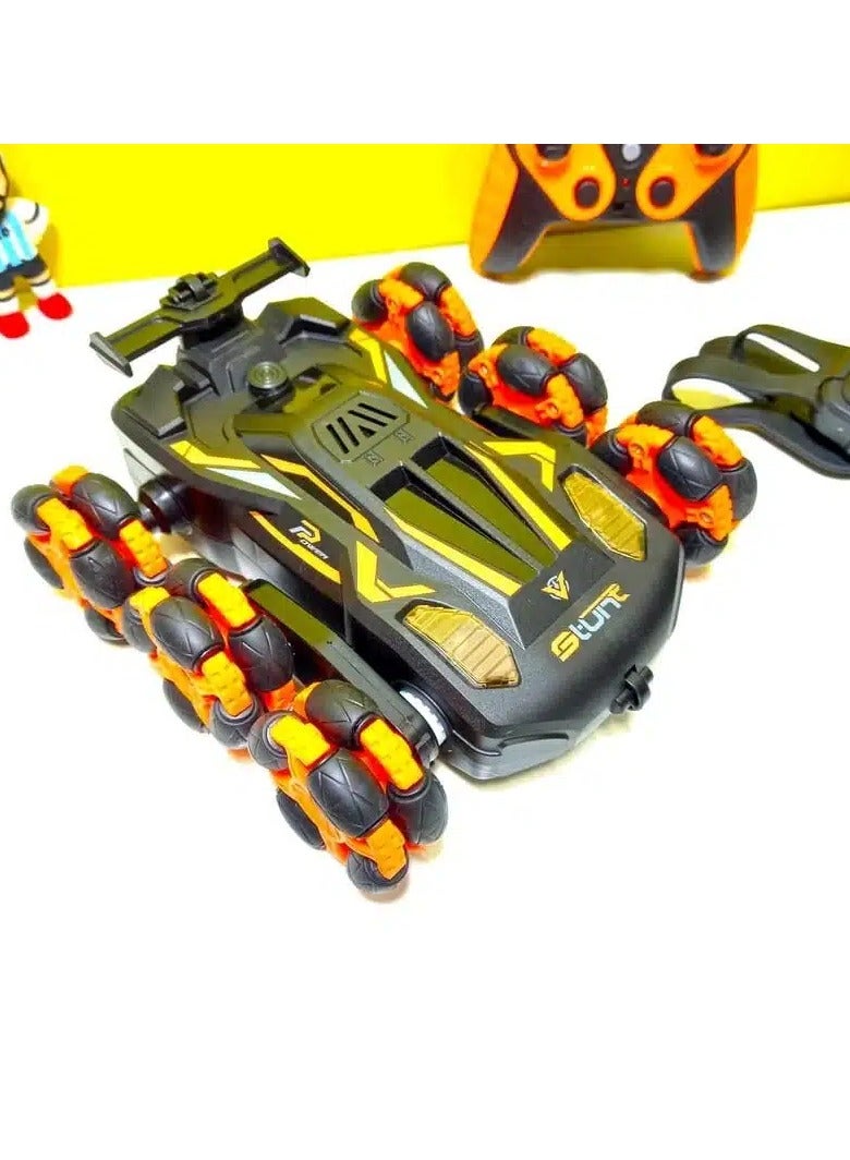 Whynot Six-Wheel Hand Gesture & Remote Control Stunt Car – Rechargeable, Durable & High-Performance RC Toy for Kids 🎮💪🚙  - Image 2