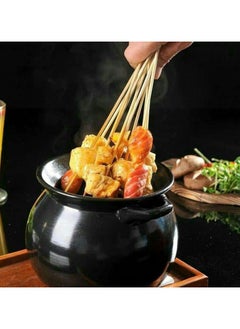 ماركة غير محددة خَلّة شيش طاووق خشب طبيعي – أعواد شواء للحوم والخضار والكباب  - Image 2