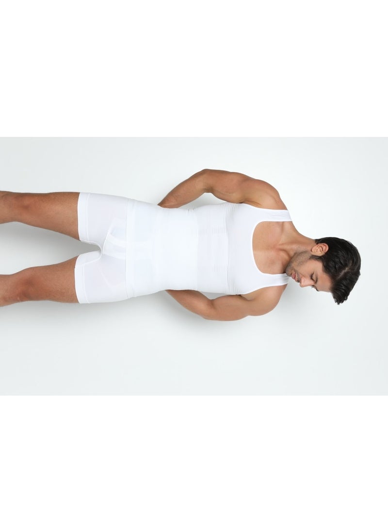 Form Angel Men's Slimming Corset Undershirt 6012  - Image 3