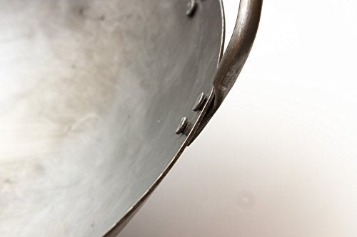Craft Wok Big 16 Inch Heavy Canton Style Hand Hammered Carbon Steel Wok (Round Bottom) / 731W87 - Image 2