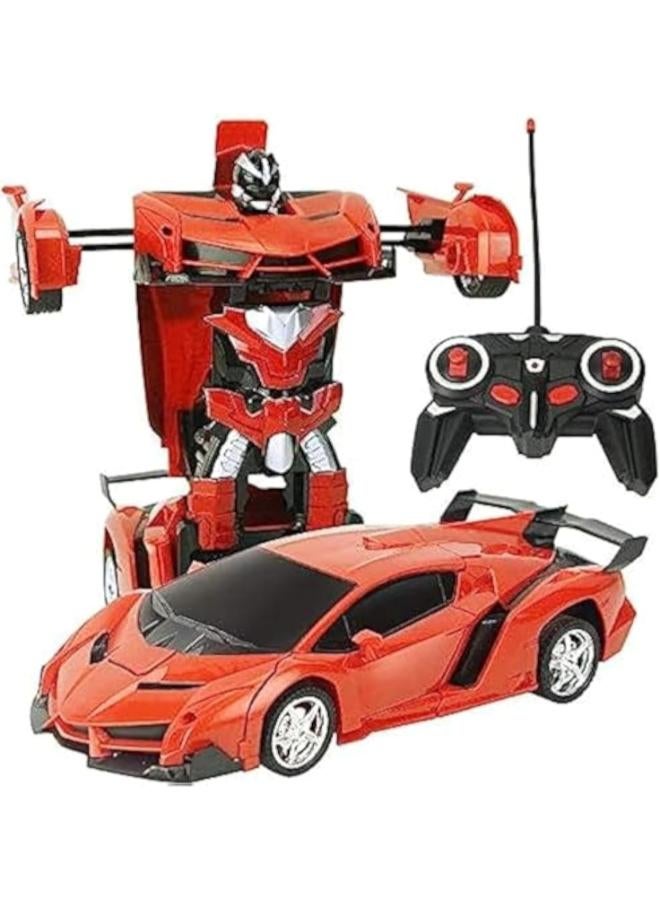 Lamborghini Red Handheld RC Transformer Car – Rechargeable