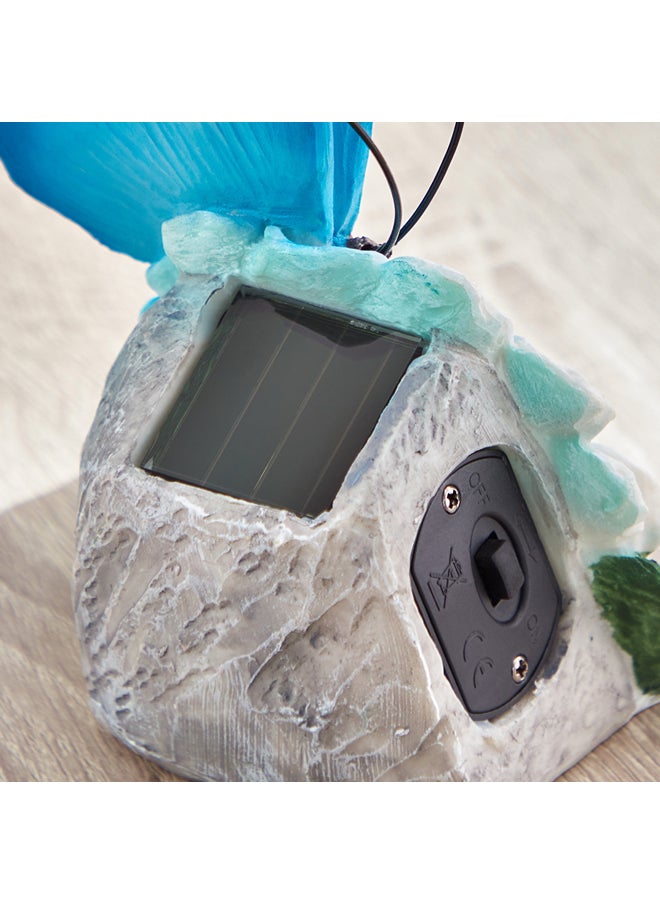 Home Box - Astrail Polyresin Butterfly Showpiece with Solar Light 12.5 x 14 x 7.6 cm - Image 1