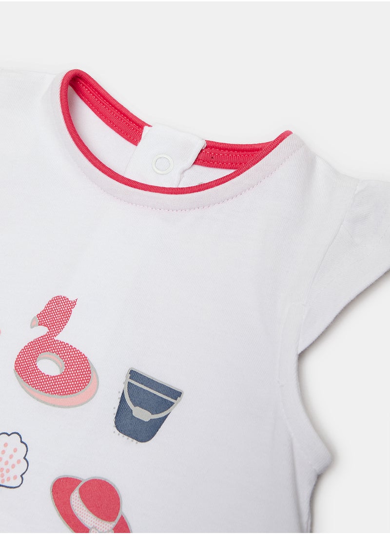 Okaidi - OBaiBi By Okaidi Baby Girls Jumpsuit - Image 1