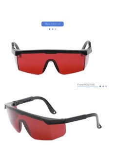 Y&D 1-Pieces Laser Protective Eye Glasses Lab Goggles Red  - Image 4