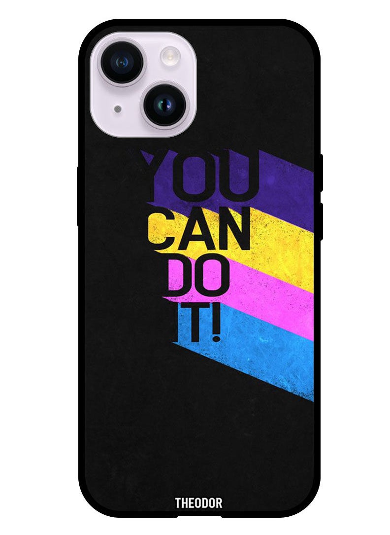 Theodor - Protective Case Cover For Apple iPhone 14 6.1" 2022 You Can Do It - Image 1