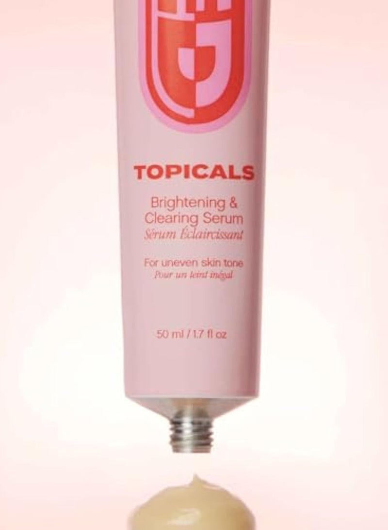 Topicals Faded Brightening and Clearing Serum | Reduces Discoloration, Post-Blemish Marks, Scars and Spots | Contains Kojic Acid and Niacinamide | Dermatologist-tested, Vegan, Cruelty-Free (1.7 Fl Oz) - Image 3