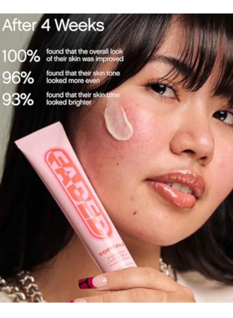 Topicals Faded Brightening and Clearing Serum | Reduces Discoloration, Post-Blemish Marks, Scars and Spots | Contains Kojic Acid and Niacinamide | Dermatologist-tested, Vegan, Cruelty-Free (1.7 Fl Oz) - Image 4